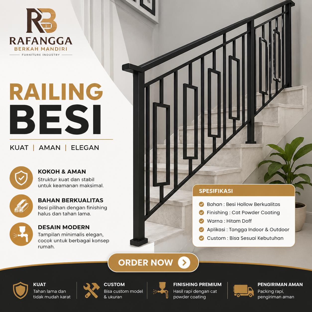 Railing besi